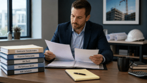 first contract bond request information