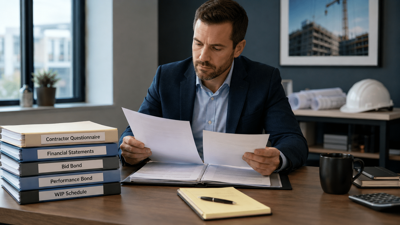 first contract bond request information